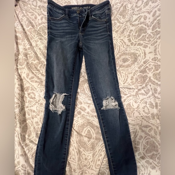 American Eagle Jeans Next Level Stretch Jegging 4 Long - Picture 2 of 5